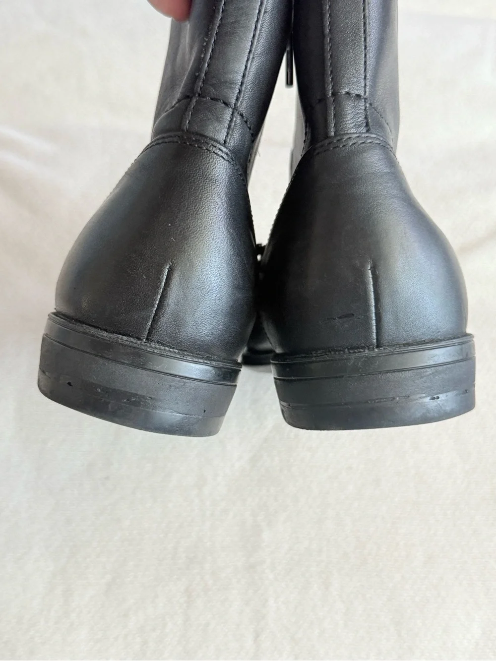Rockport adi prene Men's Black Leather Ankle Boots with Side Zip size 8.5